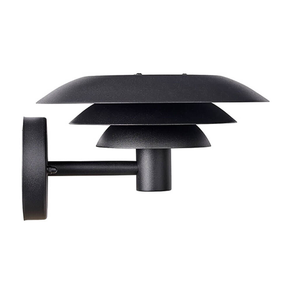 Dyberg Larsen DL25 Outdoor væglampe Sort